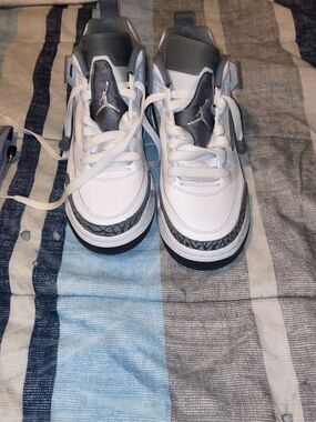 Jordan White and Gray women's  Basketball Sneakers
